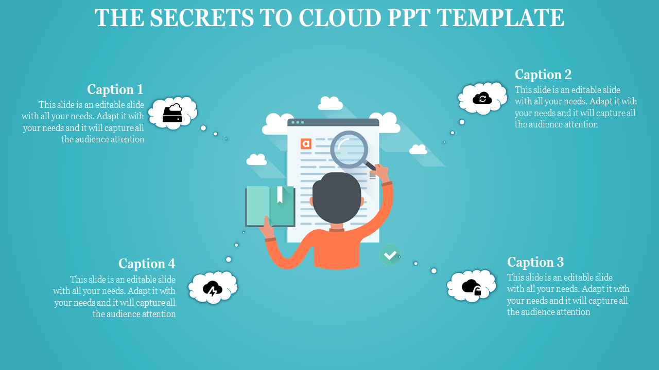 Interactive Cloud PowerPoint Template and Google Slides Themes